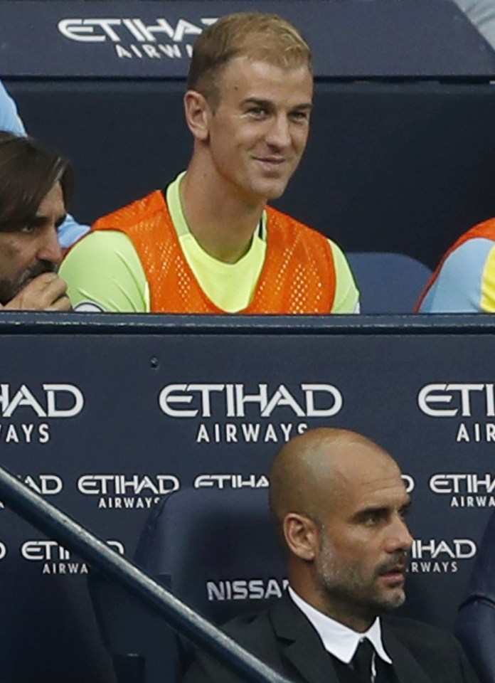 Joe Hart had found himself frozen out under new Man City boss Pep Guardiola