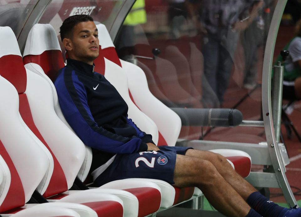  Hatem Ben Arfa was dropped from PSG's Champions League squad