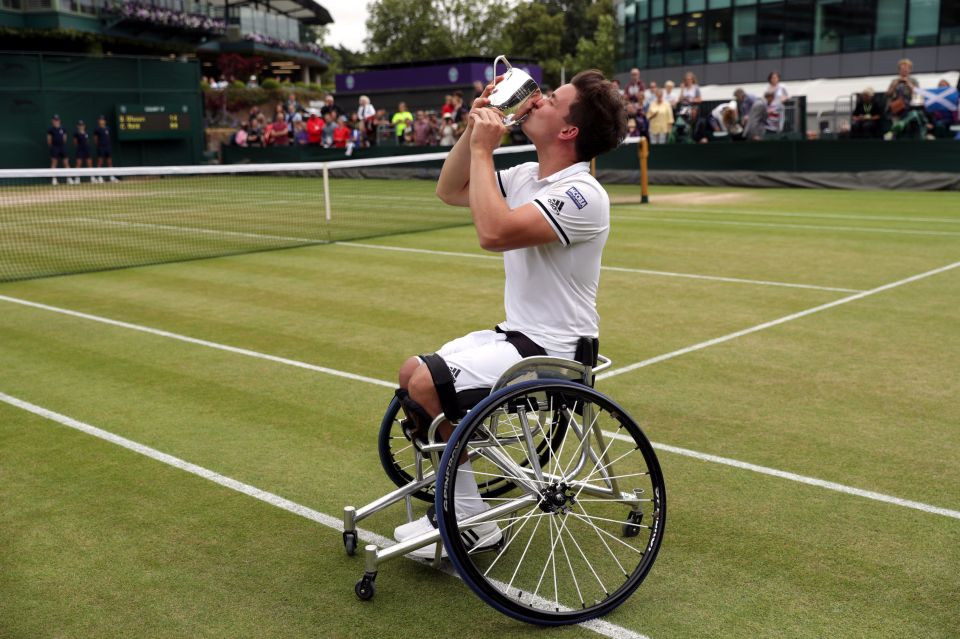  Wimbledon champion Gordon Reid will be representing Team GB in Rio