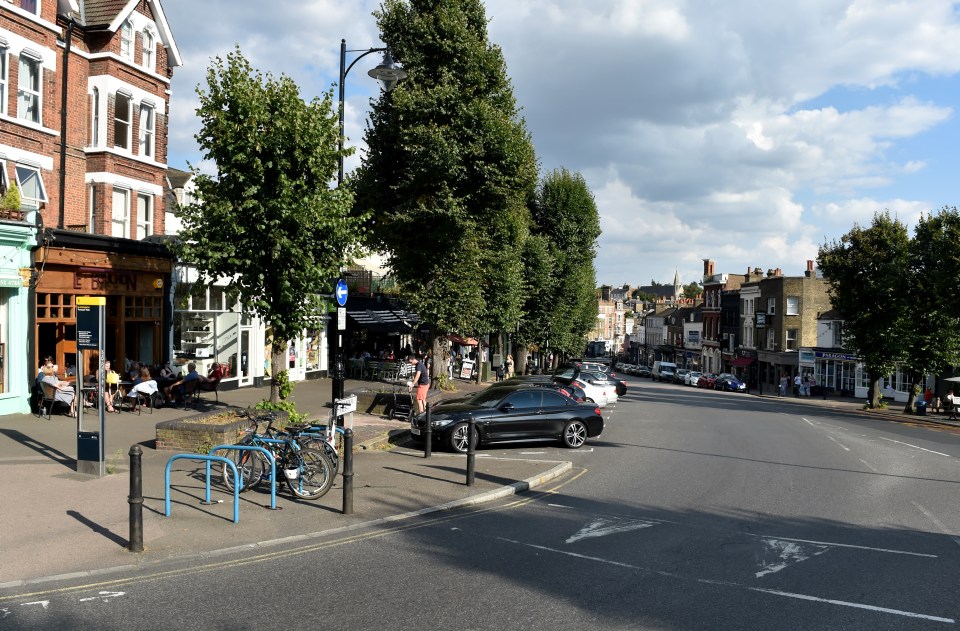  The quiet street in Blackheath where the attack happened