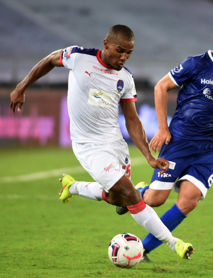  Malouda now plays in the Indian Super League for Delhi Dynamos