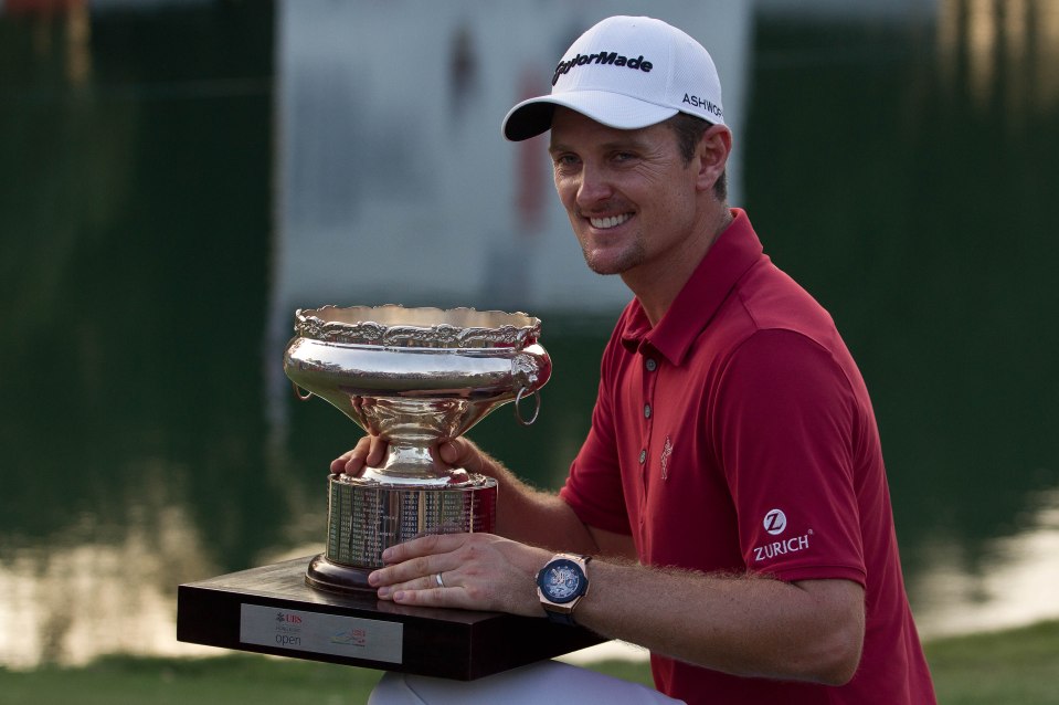  Olympic champ . . . golfing fans can no longer see Justin Rose star in The Open on BBC