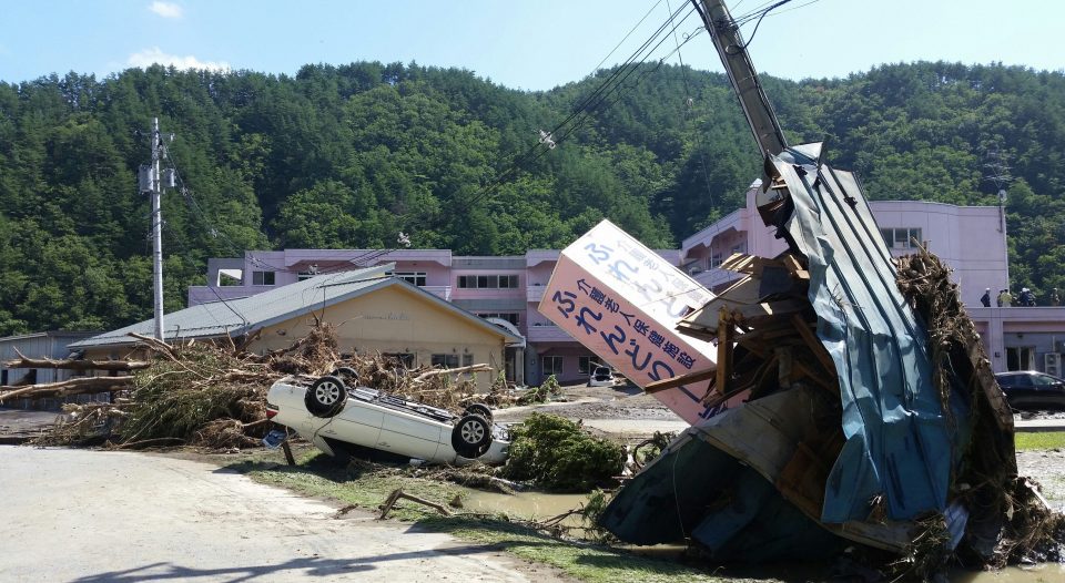  Iwaizumi was torn apart by the storm in August