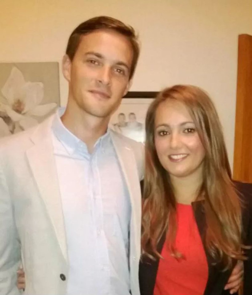  Oliver, pictured here with girlfriend Claire Wheatley, was killed while out with friends