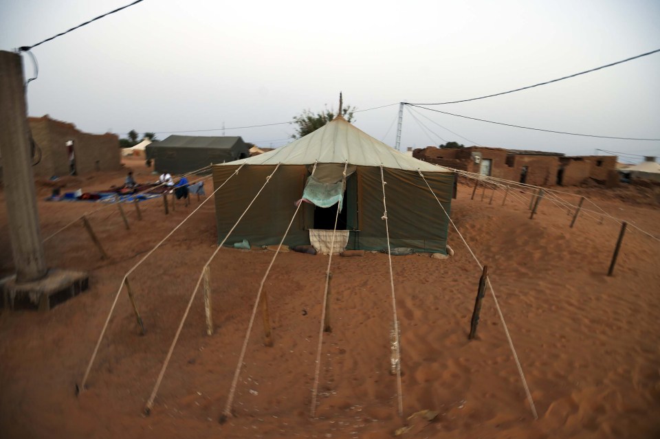 Refugee camp . . . Algeria