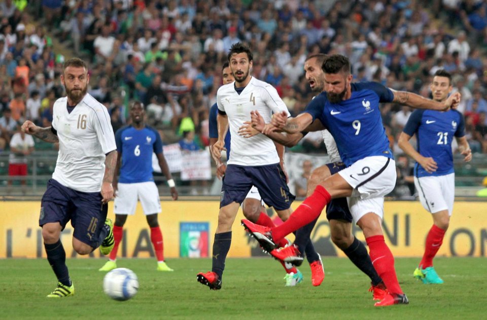 The Arsenal striker netted three times as the French progressed to the final