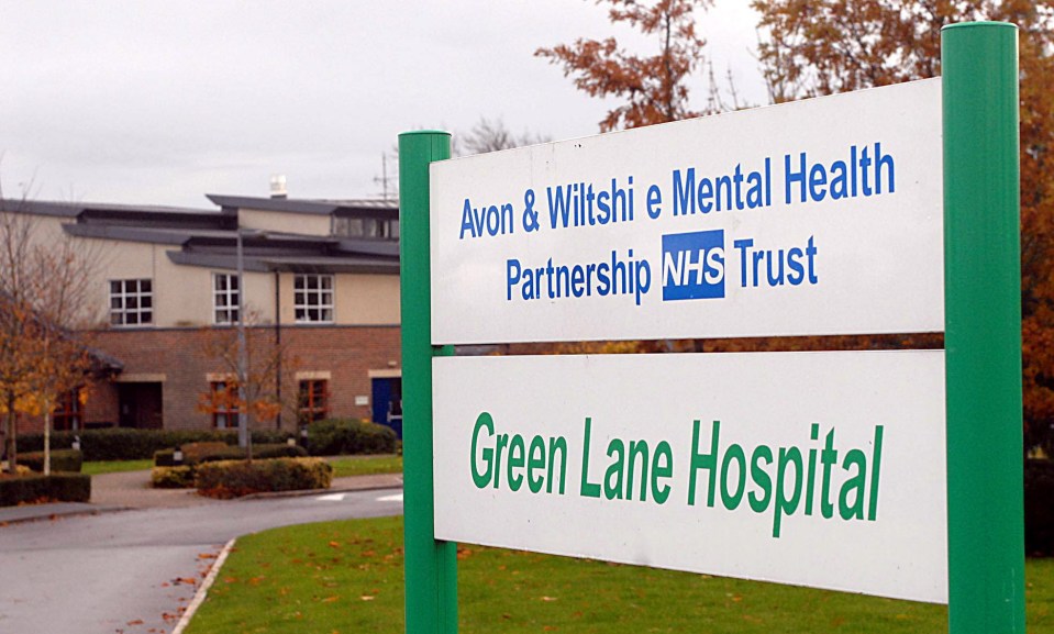  Green Lane Hospital in Wiltshire were trying to send Katie back to police custody