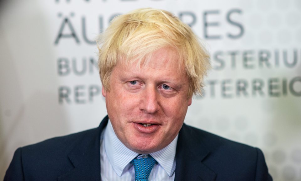  Mr Johnson told reporters "we are not leaving Europe, we are leaving the EU"