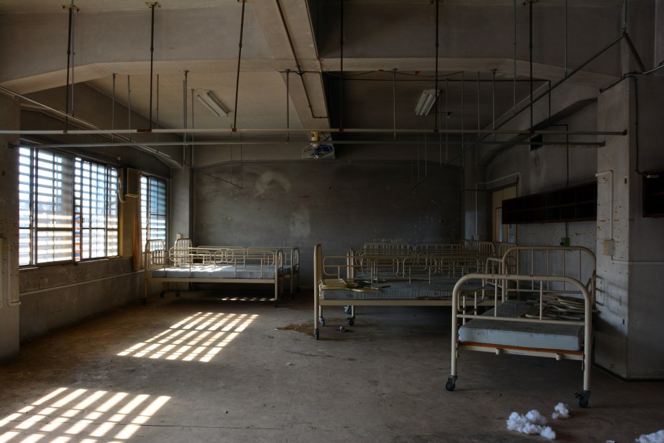  The inpatient ward of an abandoned mental hospital in the outskirts of Tokyo