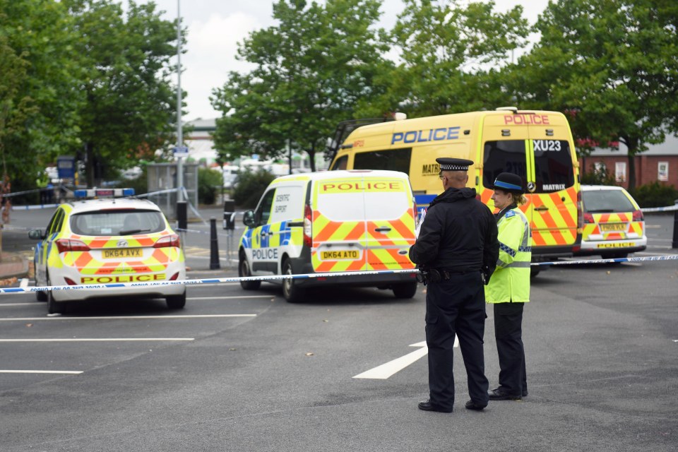  The scene of the attack is currently cordoned off while detectives and forensic teams investigate - officers have also appealed for witnesses