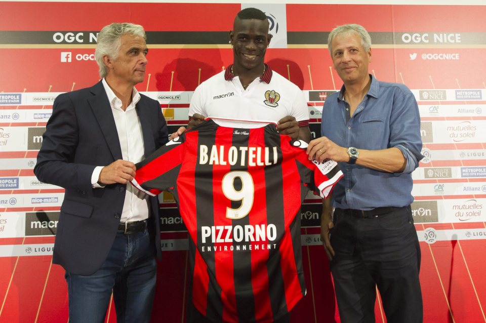 The clause was inserted in Balotelli's free transfer to French side Nice