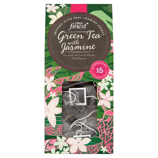 Tesco Finest Green Jasmine Pyramid Tea