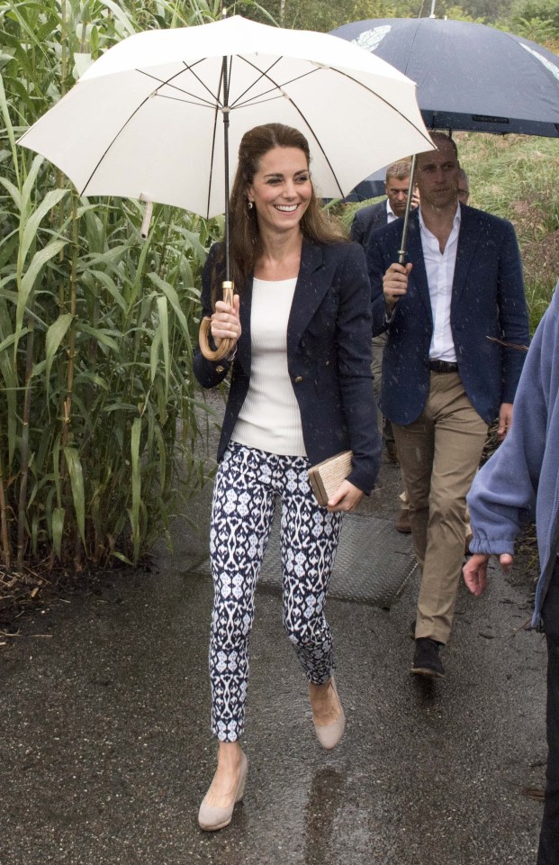 Royal visit to the Eden Project