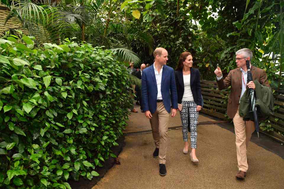 Royal visit to the Eden Project