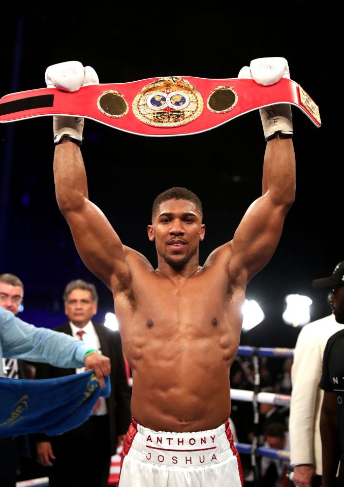 Anthony Joshua is also in the frame for the prestigious prize