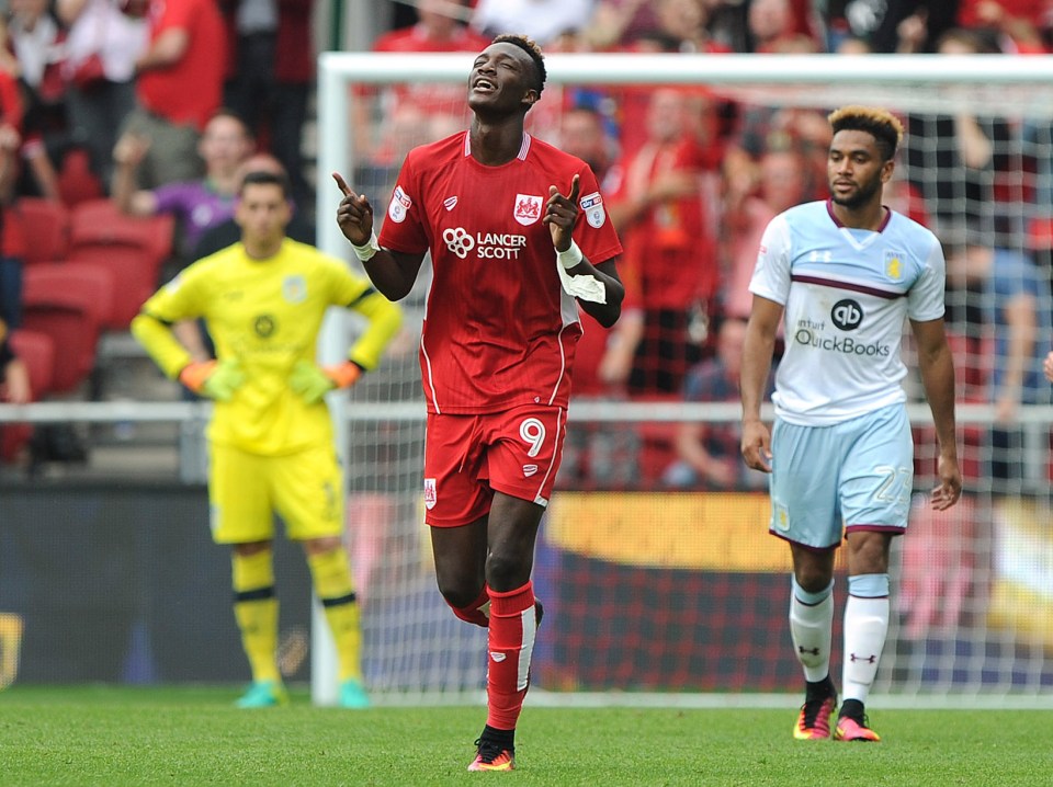  Chelsea whizzkid Tammy Abraham simply cannot stop scoring in the Championship for Bristol City