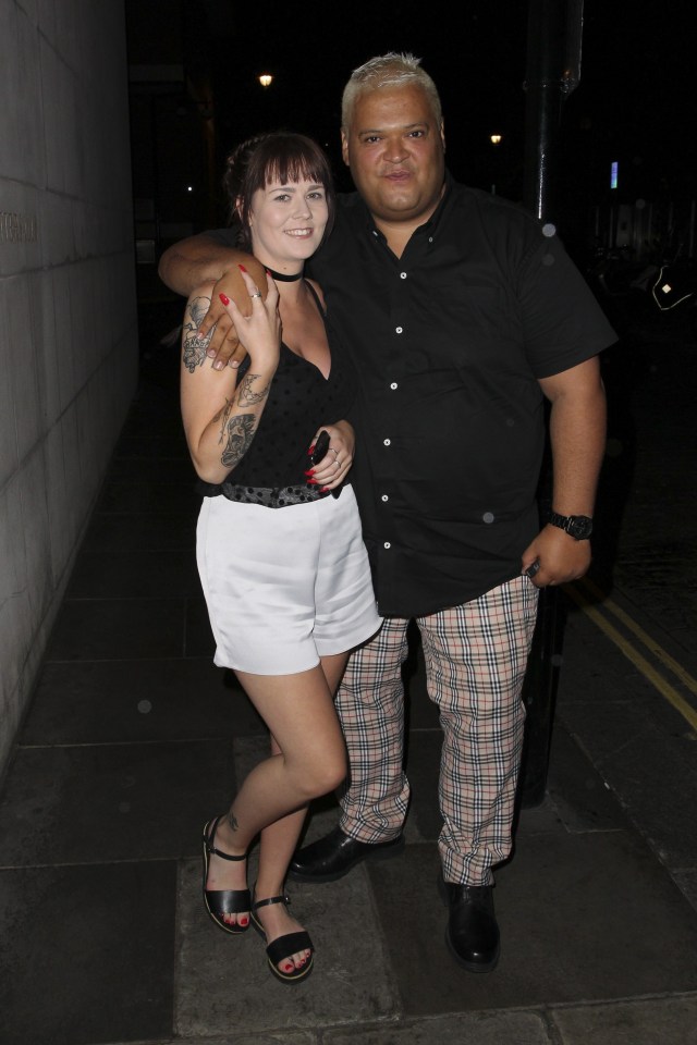 FAMEFLYNET - Exclusive: CBBs Heavy D Takes His New Girlfriend Bryony Anne Harris Out In London