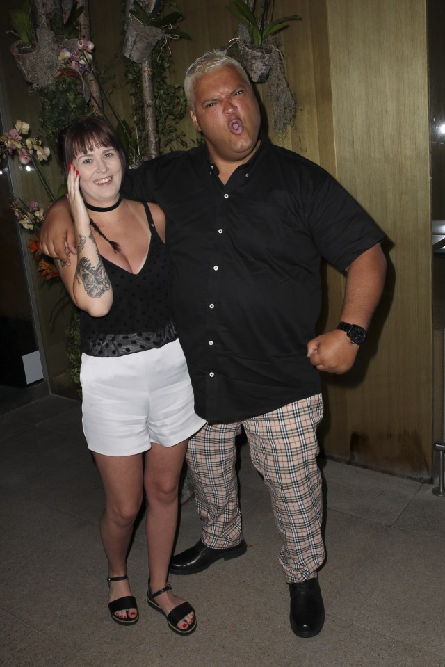 FAMEFLYNET - Exclusive: CBBs Heavy D Takes His New Girlfriend Bryony Anne Harris Out In London