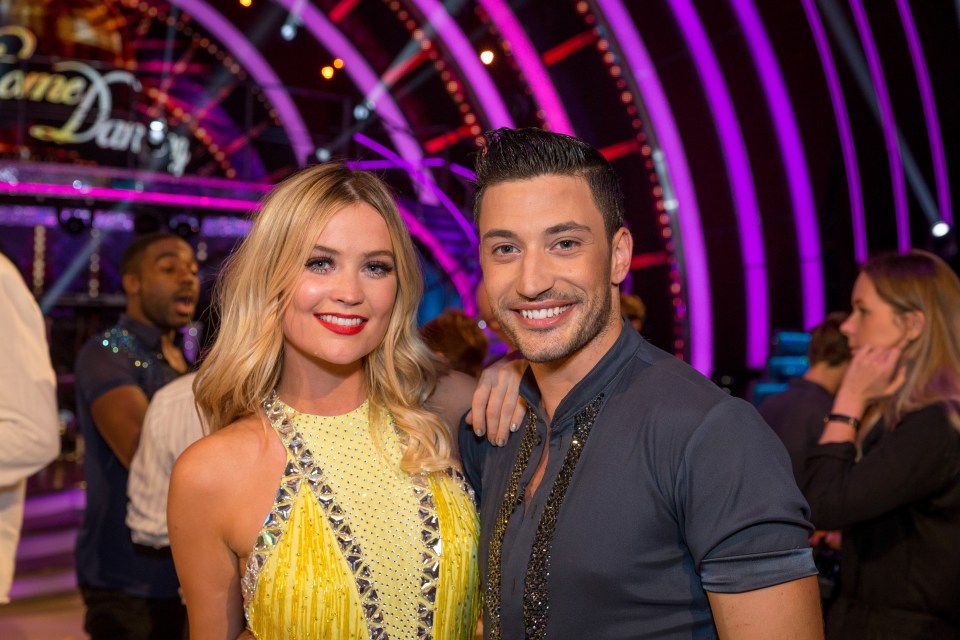  Laura has been partnered with Giovanni Pernice