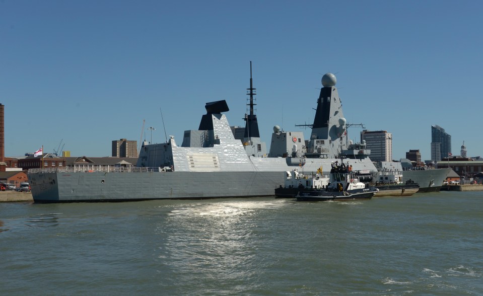  The warship is heading up an EU taskforce that will also try to stop illegal arms smuggling