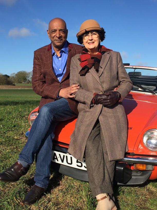  Antiques Road Trip sees Anita and fellow expert Raj compete over who can make the most profit on bargain items at auction