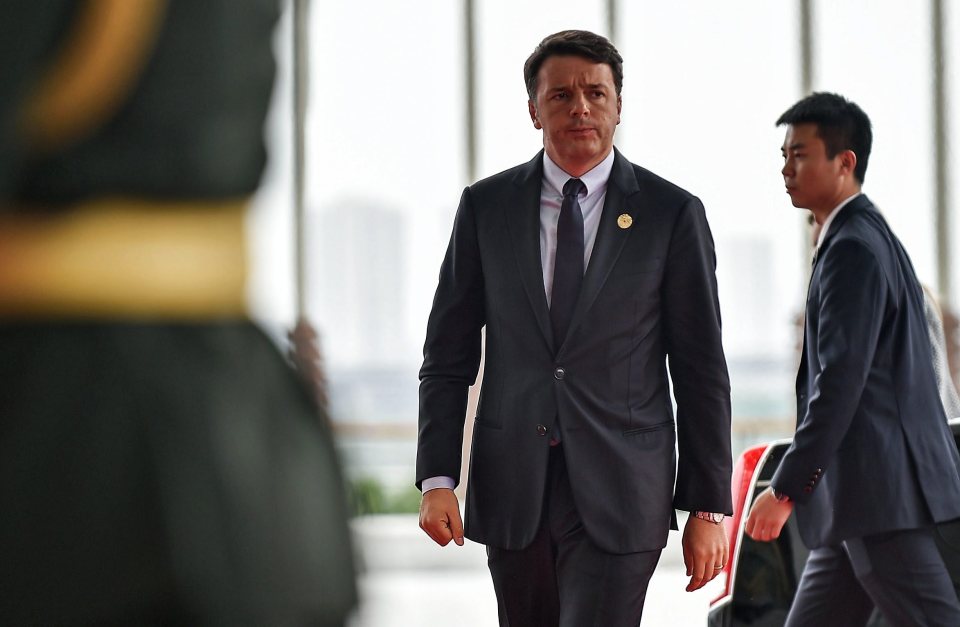  Italian Prime Minister Matteo Renzi was left red-faced after the boat incident at the G20 summit