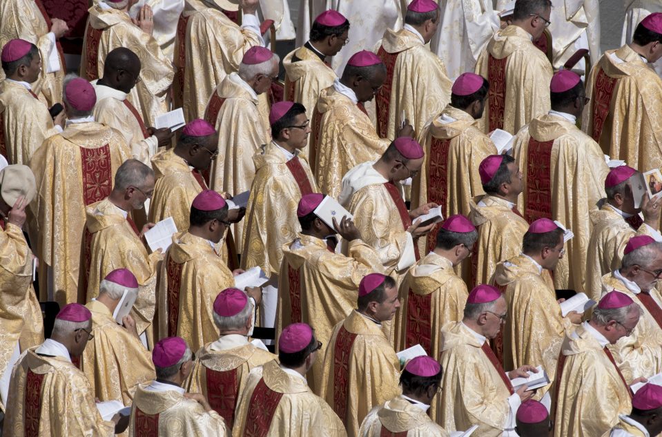  Bishops in St. Peter's Square at the Vatican