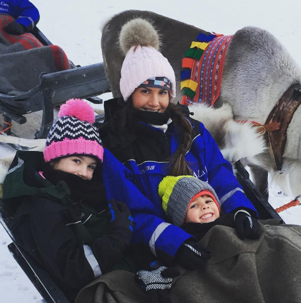  Rebekah took her kids to see Father Christmas at Lapland last December