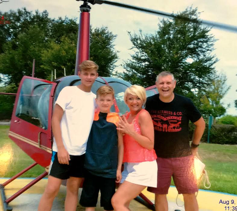  Graham popped the question on a romantic helicopter trip