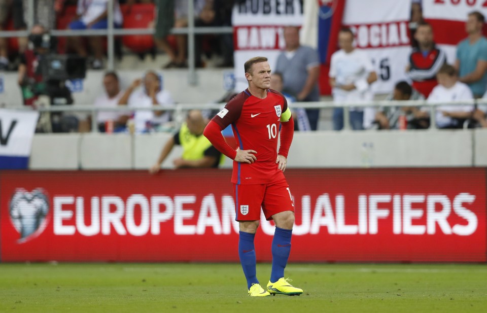  Rooney was often England's deepest player in the first half