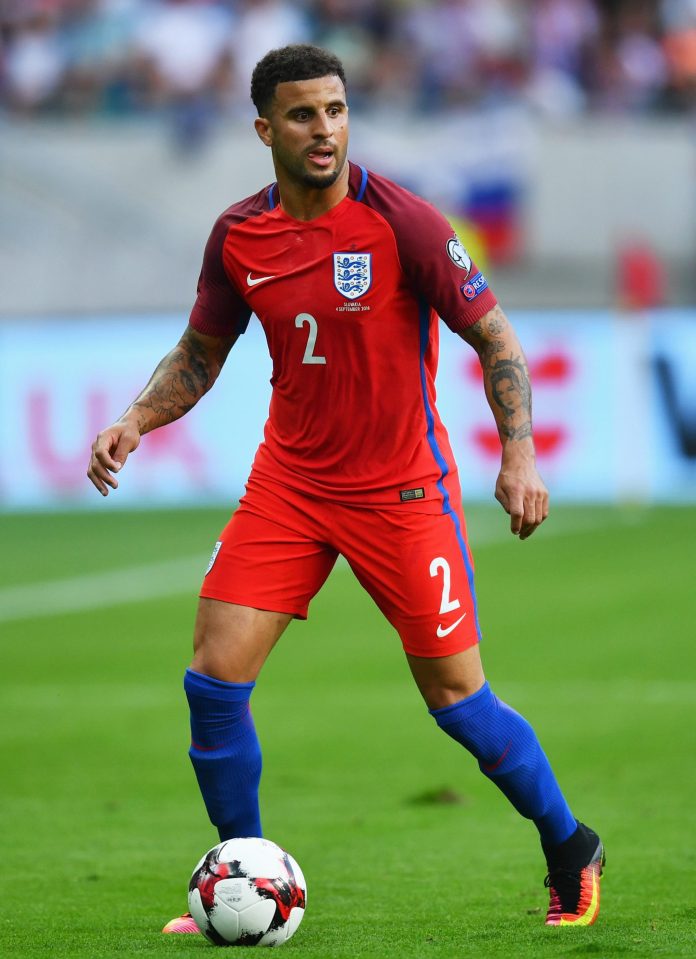  Tottenham defender Kyle Walker was his usual steady self at right-back