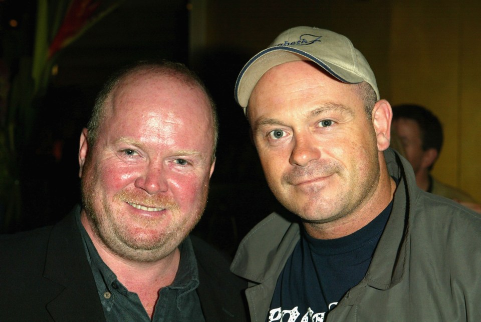 EastEnders' Mitchell brothers - Steve McFadden and Ross Kemp - celebrated with fellow soap stars 