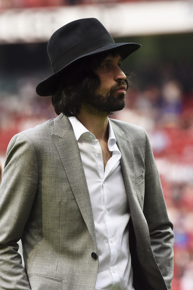 Kasabian star Sergio Pizzorno supported Danny on his big day 