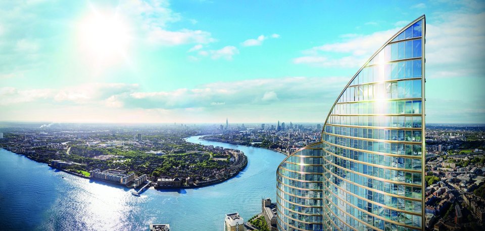  The tower will house 861 apartments ranging in price from roughly £600,000 to £3m