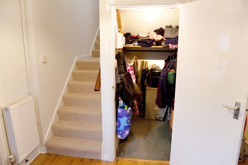  A thorough clear out of cupboards means spiders have little to hide under