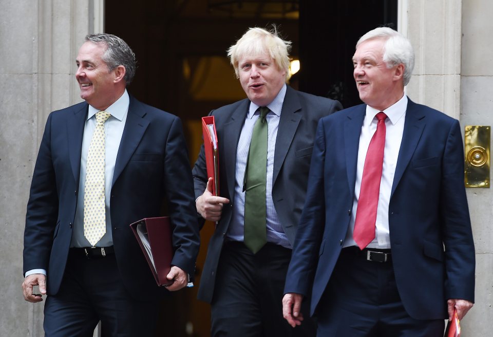  The Three Brexiteers . . . Fox, Johnson and Davis