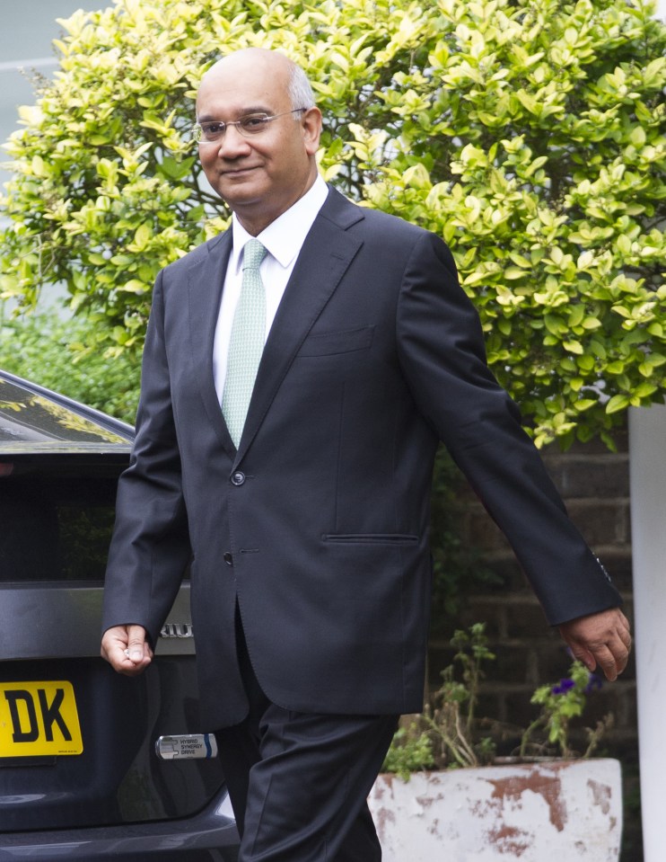  Keith Vaz is clinging on to his job as the Leicester East MP and looks very happy despite the sex scandal