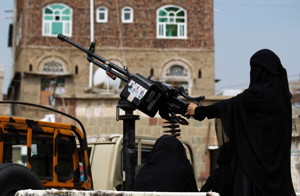  The anti-Saudi rally took place in the capital of Sanaa on Tuesday