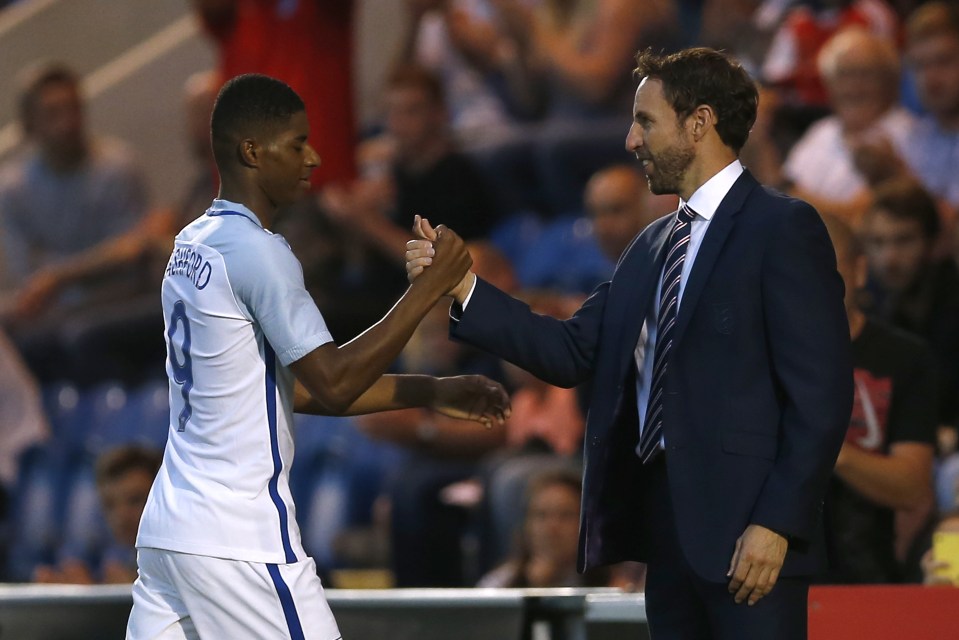  Southgate has worked with a number of England U21 players such as Marcus Rashford