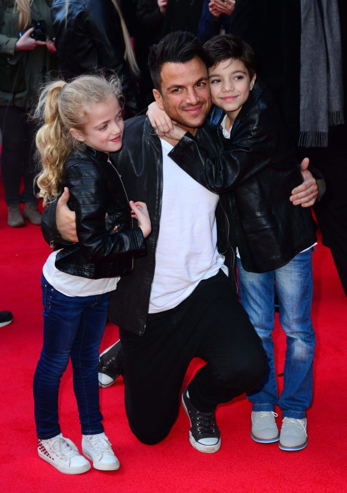  Peter Andre has opened up over his true feelings about his young children Princess and Junior having their own Instagram accounts