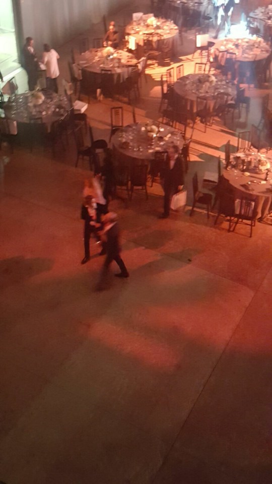  Ellie and Dougie were seen leaving together after everyone else had left