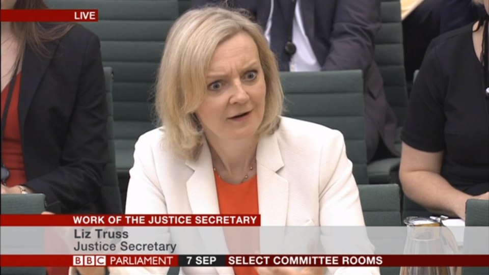  Justice Secretary Liz Truss ruled out prison nookie for lags