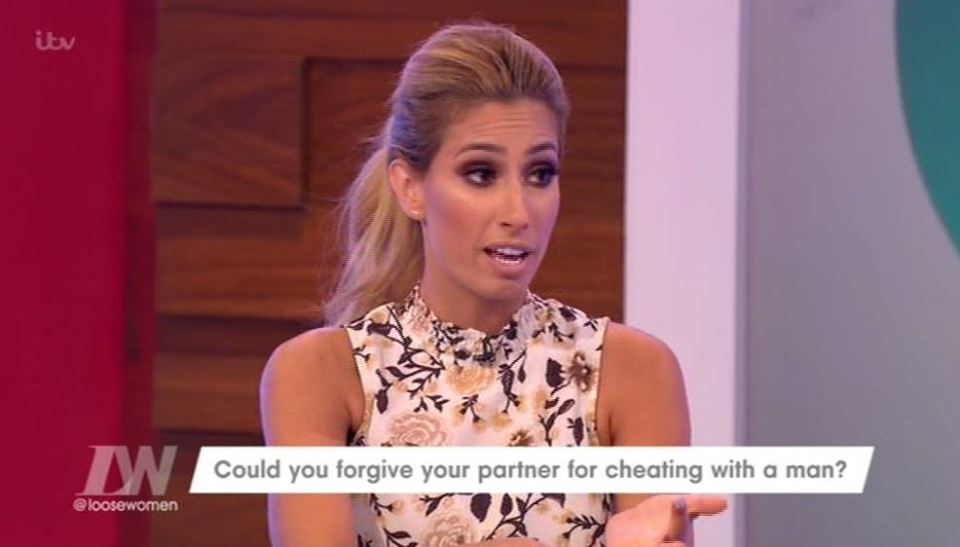  Stacey Solomon would rather a boyfriend cheat on her with another man than a woman