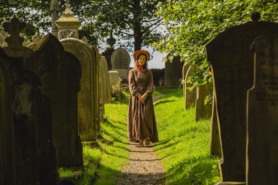 A stroll through the church yard sets the perfect scene to inspire the young writer