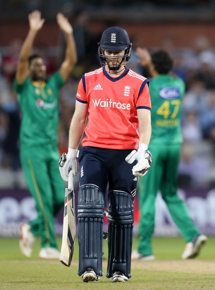  The absence of experienced Eoin Morgan will be a big loss to England