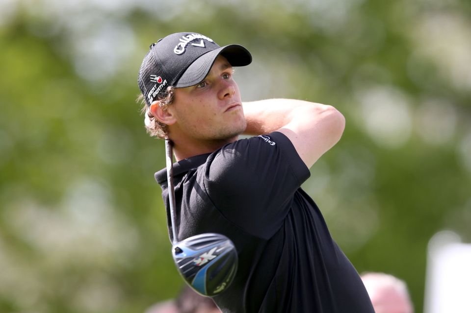  Thomas Pieters won't be defending his KLM Open crown after being stung by a bee