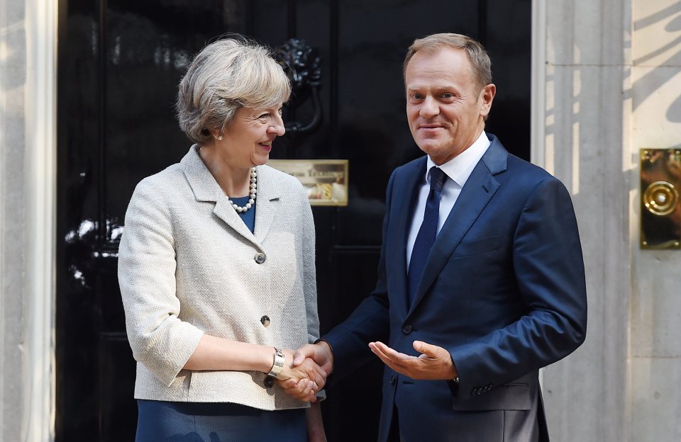  Donald Tusk told Theresa May "the ball is in your court"