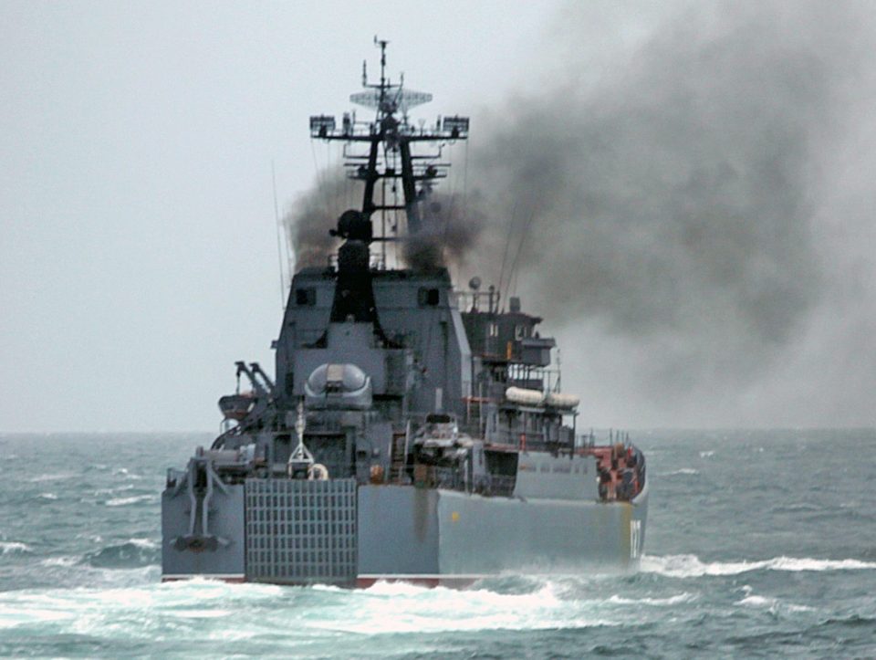  The Minsk was was said to be on her way back to northern European waters