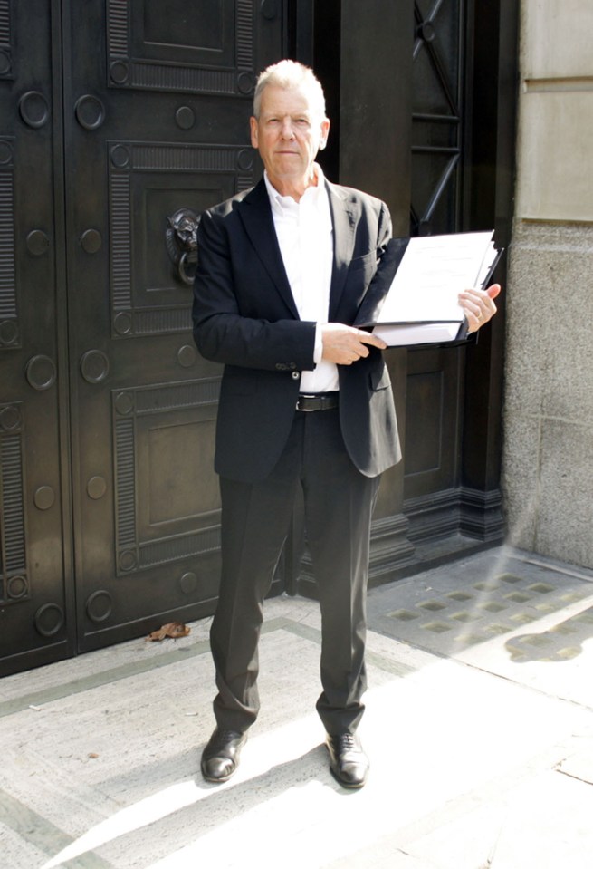  Former financial services ombudsman Walter Merricks outside the Competition Appeals Tribunal in London yesterday