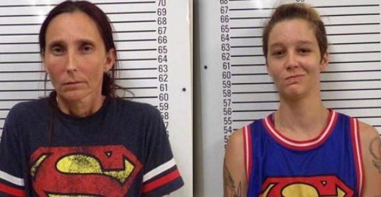  Patricia, left, is facing incest charges after she married her daughter Misty Velvet, right, this year - eight years after marrying her son Jody